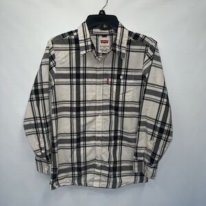 Levi’s Button Up Adult Large Mens Multicolor Long Sleeve 100% Cotton Shirt